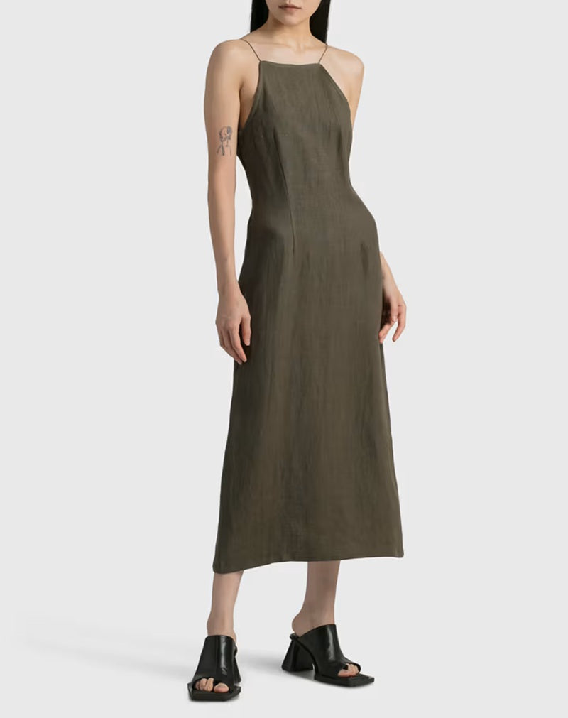 Cobweb Cut Out Slip Dress