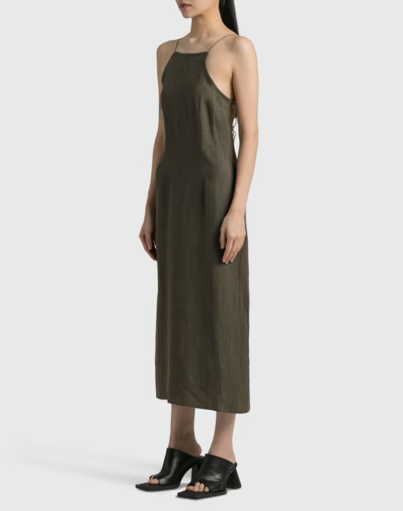 Cobweb Cut Out Slip Dress