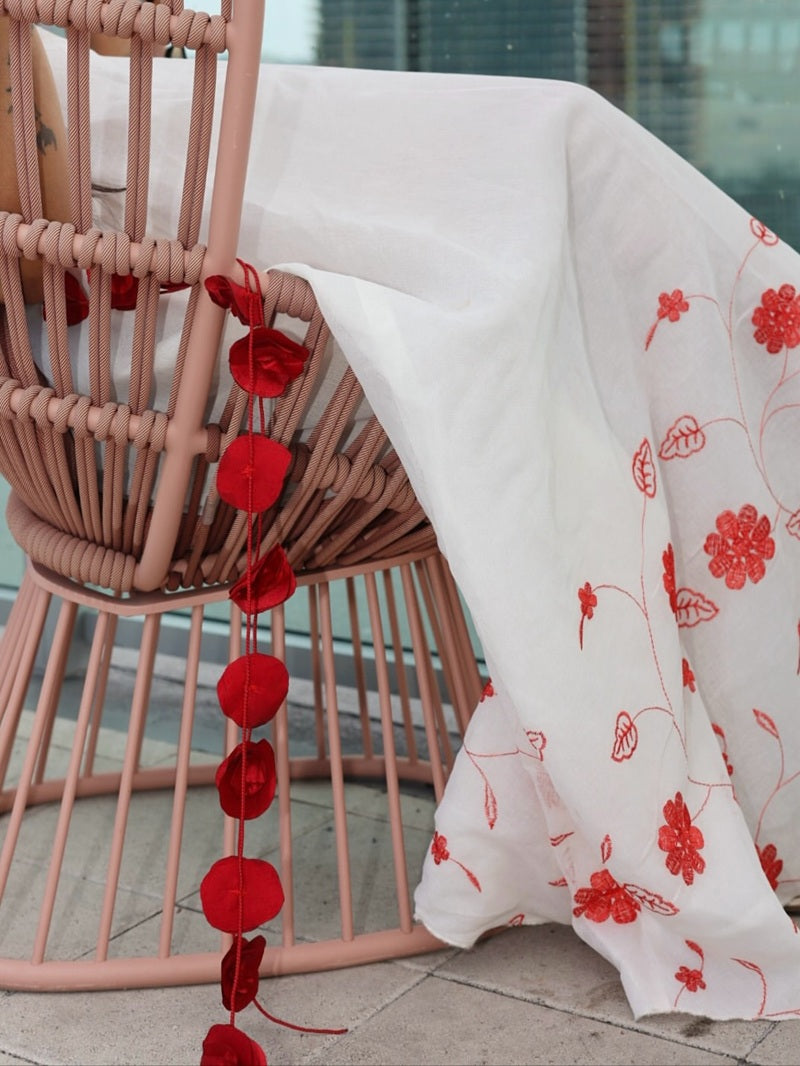 Rose Bloom Maxi Dress