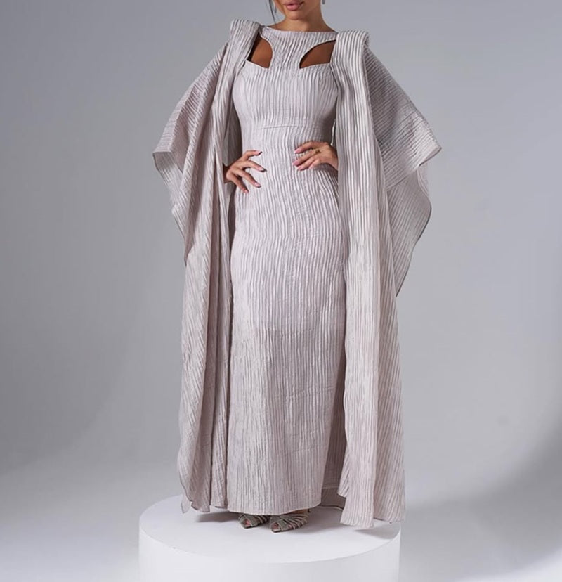 Fashion Elegant Cape Dress