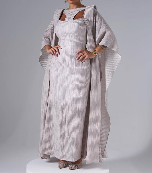 Fashion Elegant Cape Dress