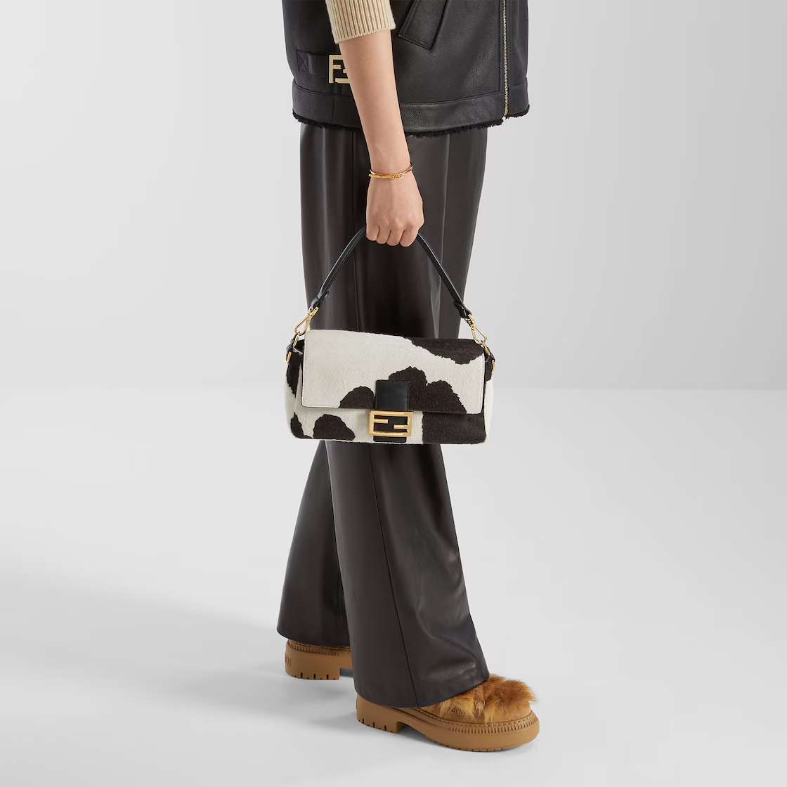 Printed Horse Calfskin Bag