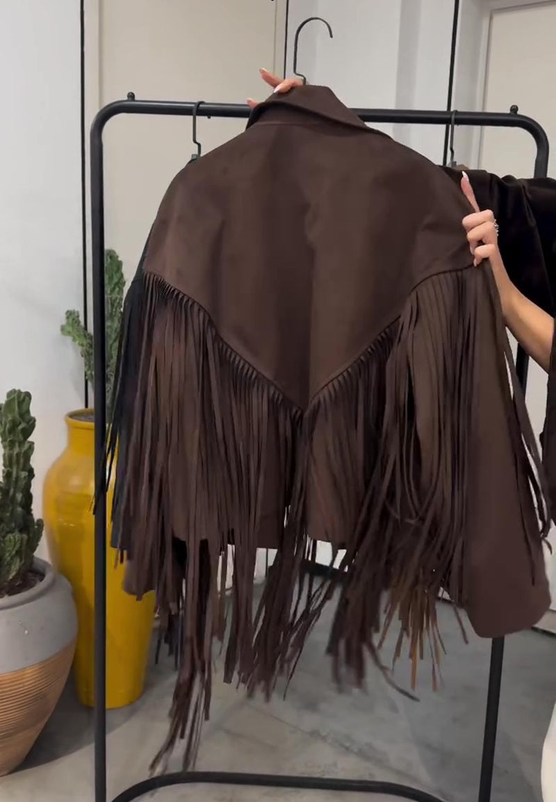 Vintage Fringed Coat