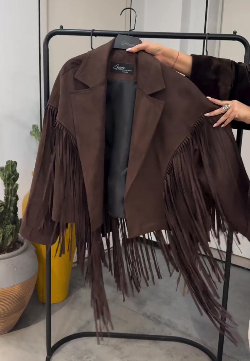 Vintage Fringed Coat