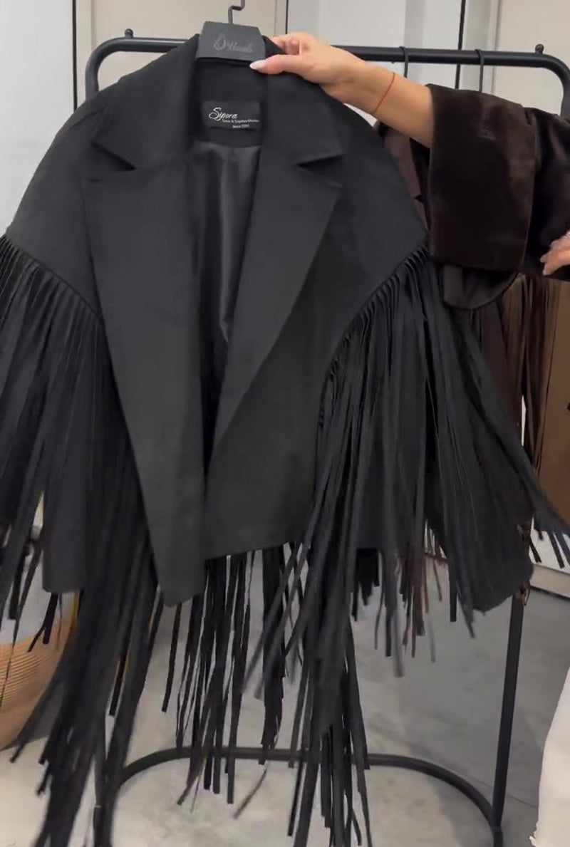 Vintage Fringed Coat