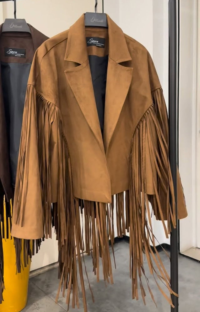 Vintage Fringed Coat