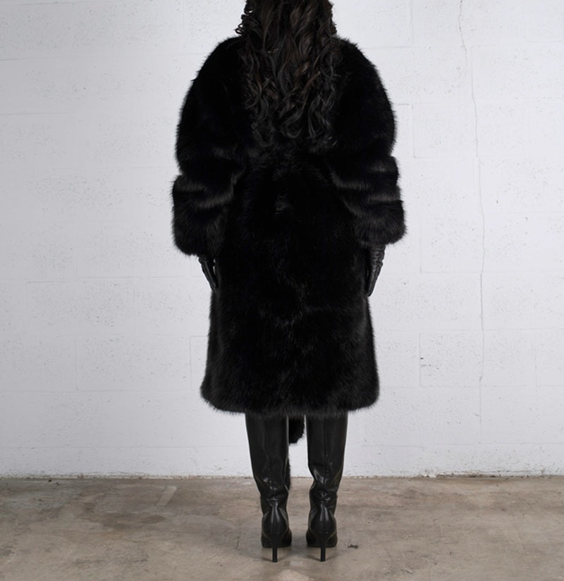 Luxury Faux Fur Coat