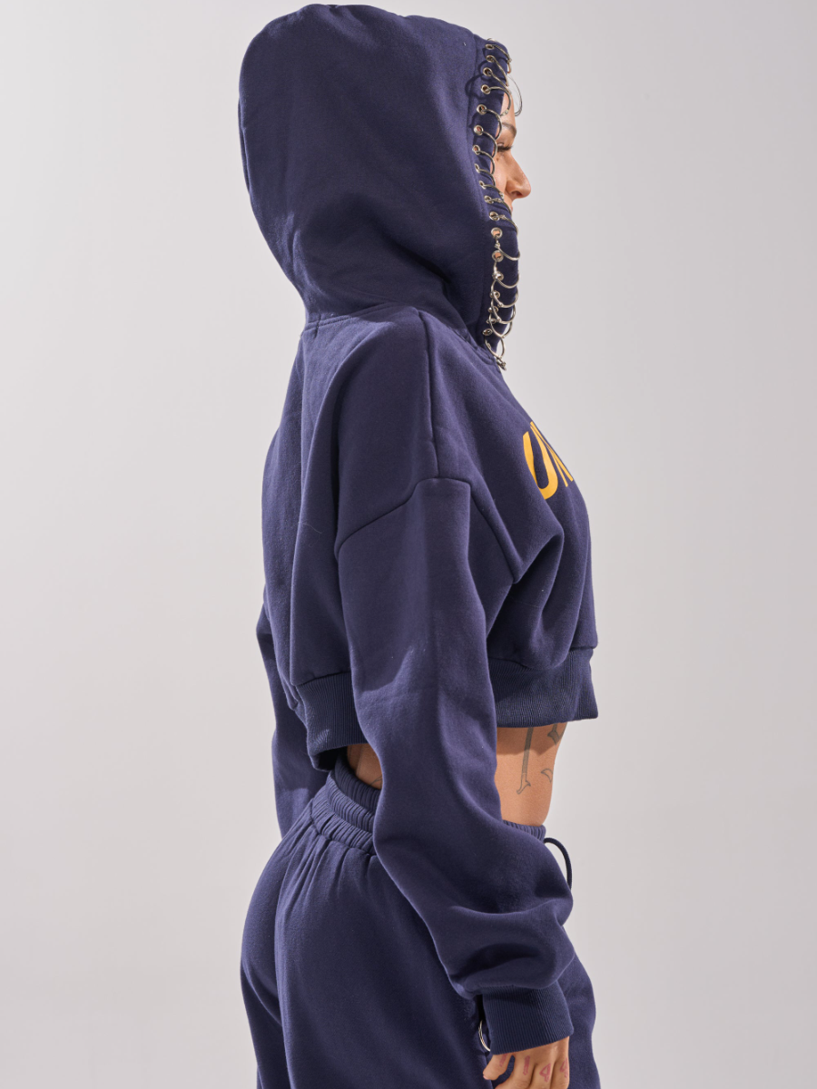 Zipper Hooded Sport Suit