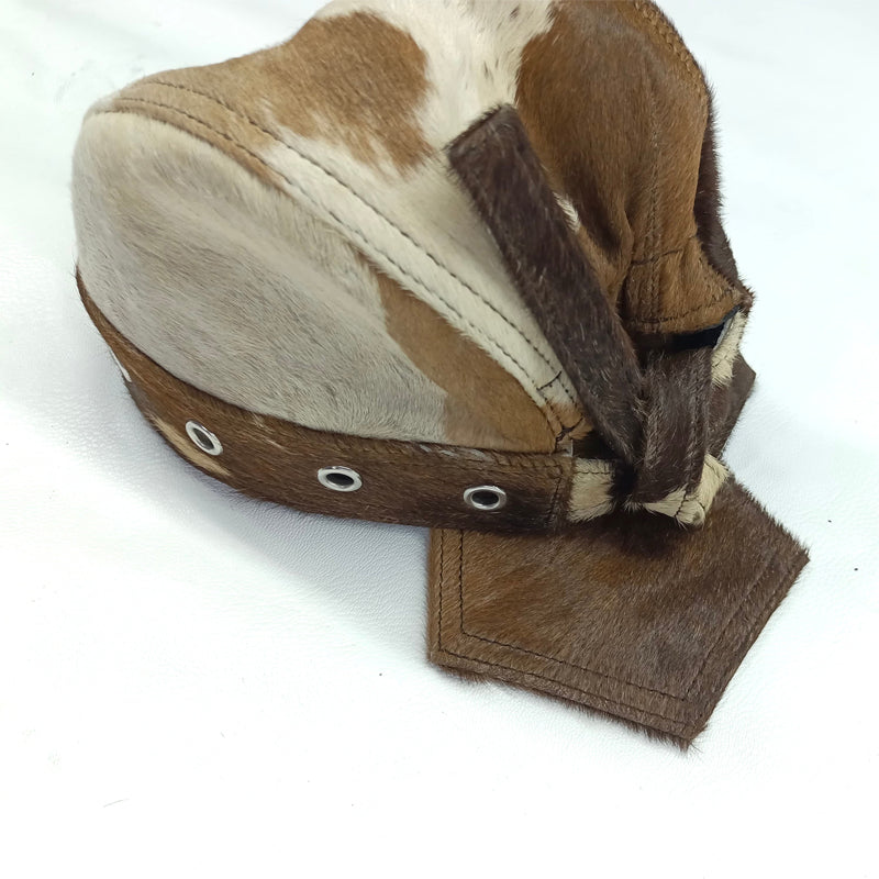 Imitation Cowhide Pony Hair & Snake Skin Hat