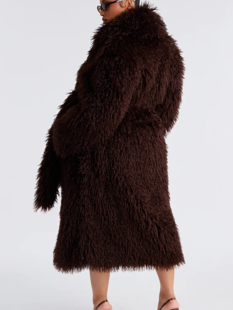 Plush Long Coat