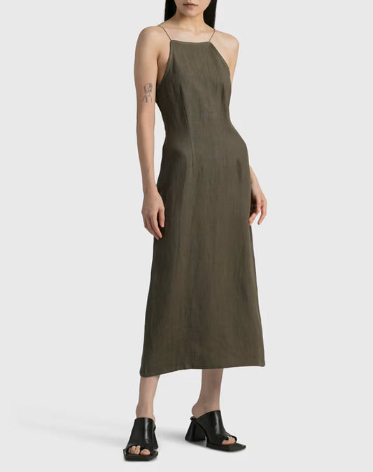 Cobweb Cut Out Slip Dress