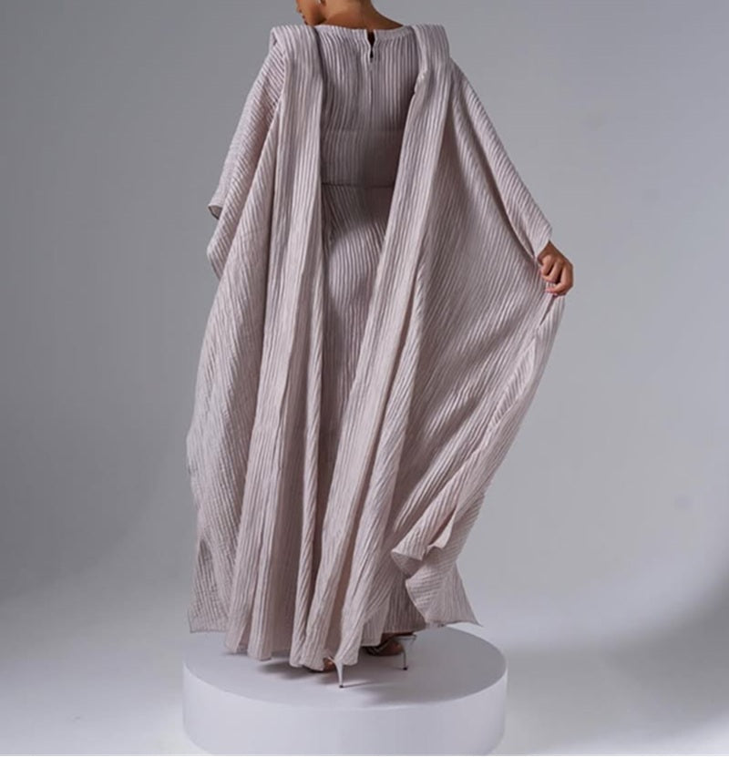 Fashion Elegant Cape Dress
