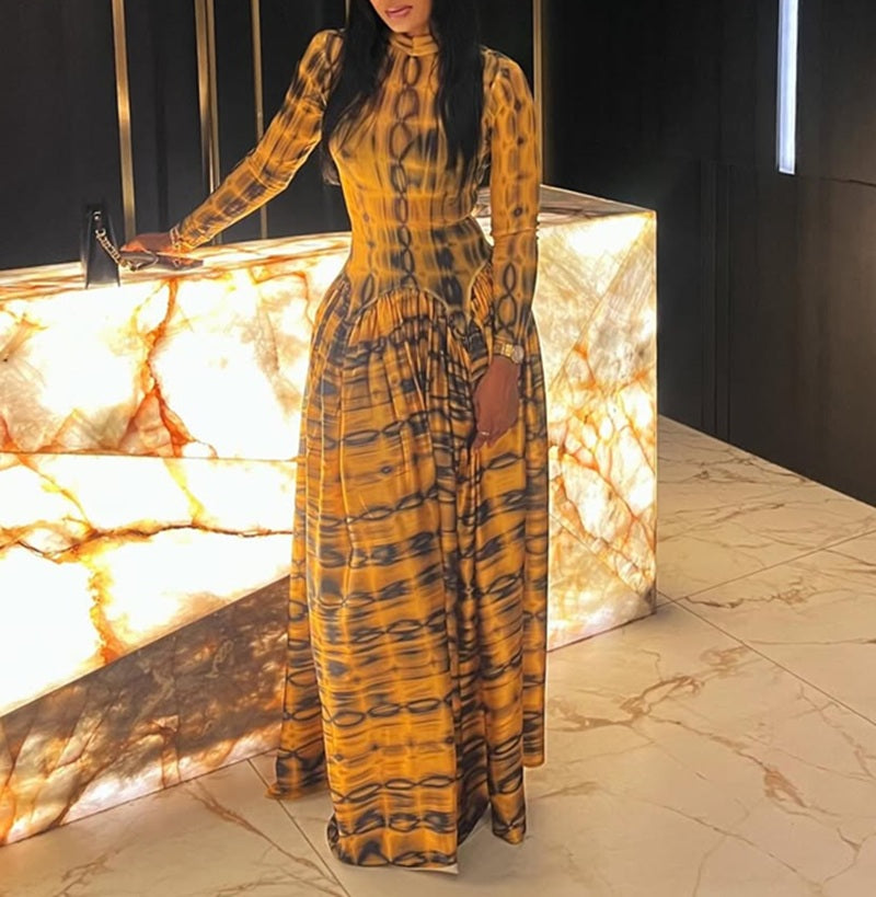 Sunny Art Mosaic Gown