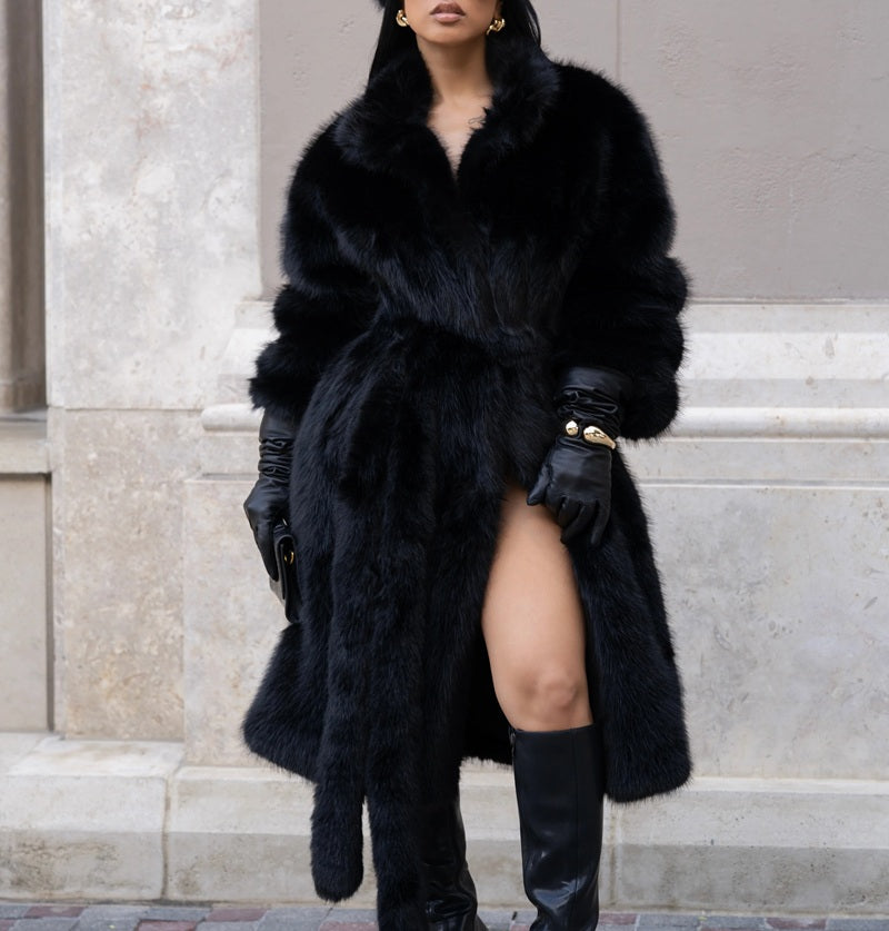 Luxury Faux Fur Coat
