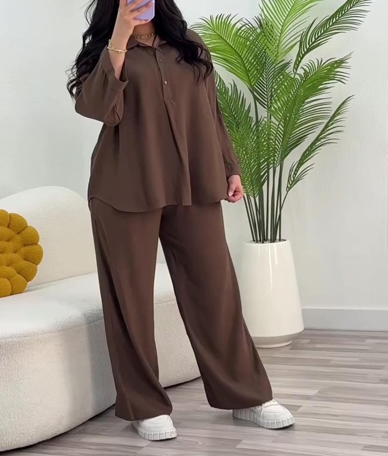 Loose Casual Two-piece Set