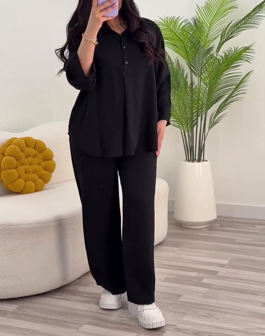 Loose Casual Two-piece Set