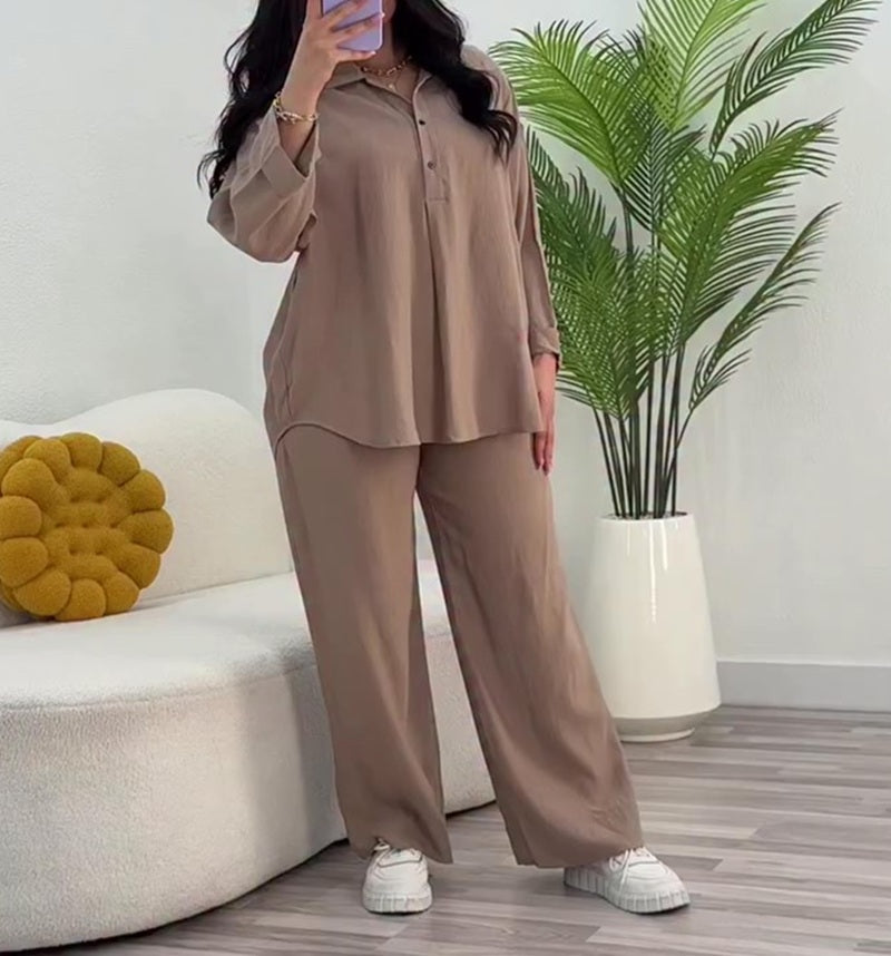 Loose Casual Two-piece Set