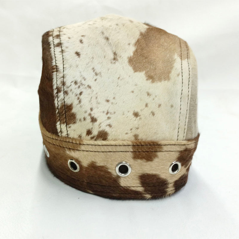 Imitation Cowhide Pony Hair & Snake Skin Hat
