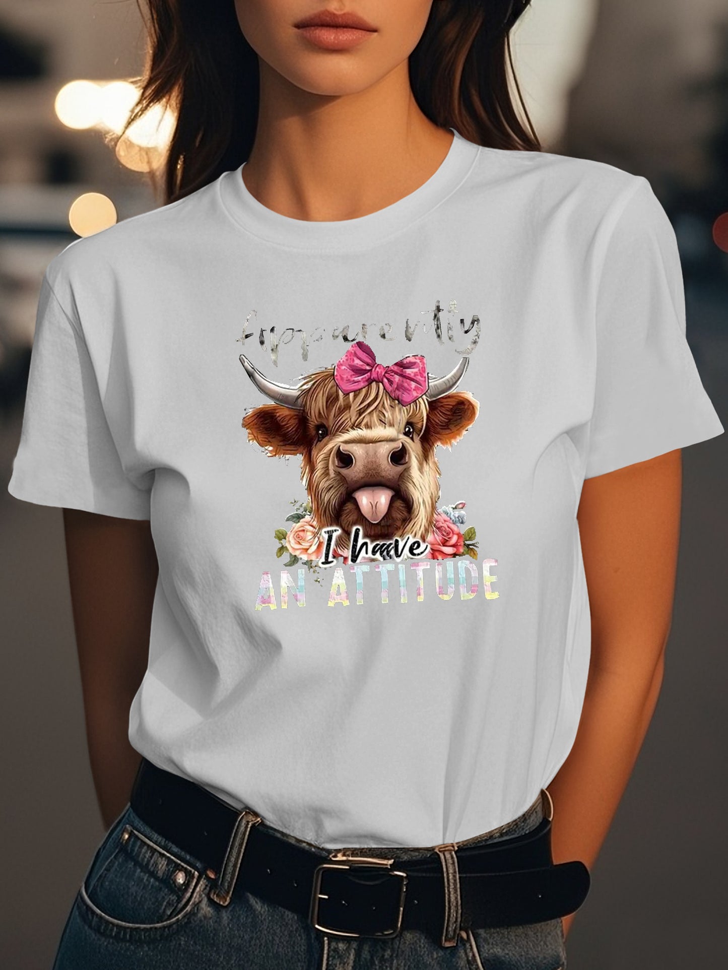 Wn 0730 4 Fashion women's pure cotton T-shirt short sleeves