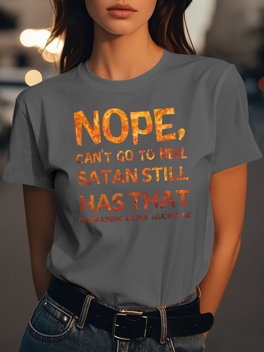 graphic Fashion women's pure cotton T-shirt short sleeves