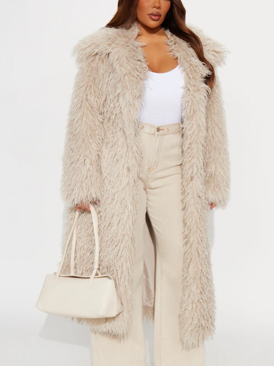 Plush Long Coat