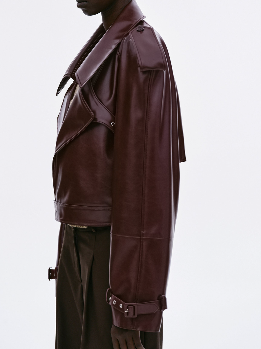 Faux Leather Jacket