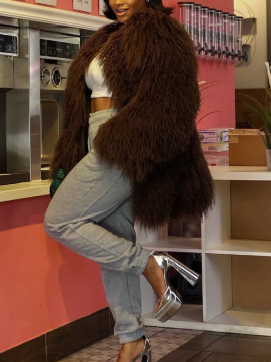 Faux Fur Coat